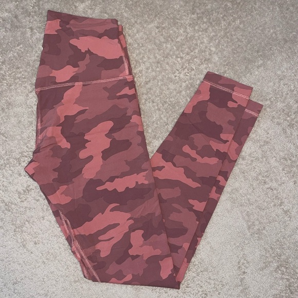 Lululemon Align High-Rise Pant 28" Heritage 365 Camo Brier Rose Multi - Picture 6 of 6